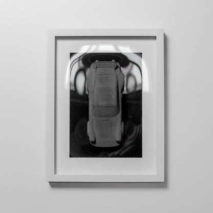 Wandbild  "Aircooled Legend" Weiß